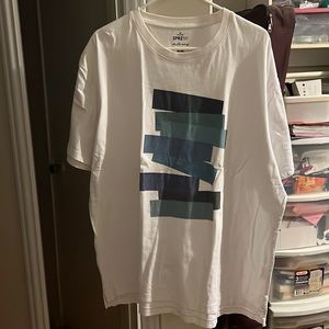 White/Blue T-shirt, from Uniqlo